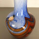 Large Vintage Pop Art Opaline Florence Vase Design 1970s, Italy