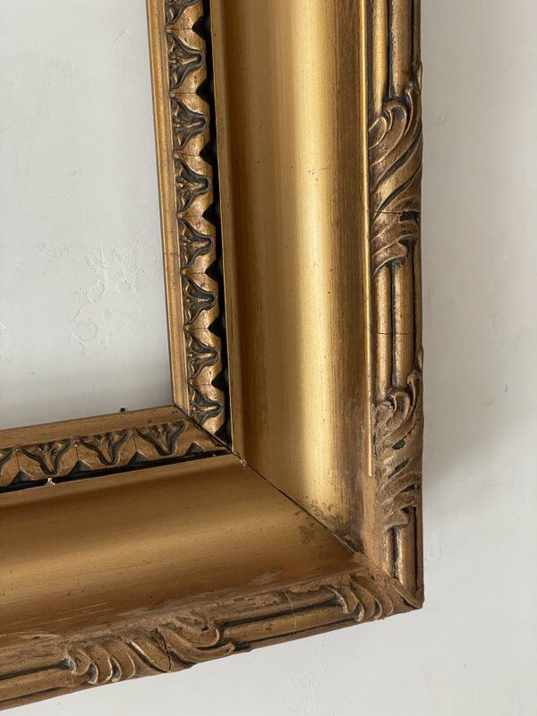 Old gilded frame