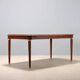 Antique mahogany table with gilded bronze and glass, United Kingdom 1900s
