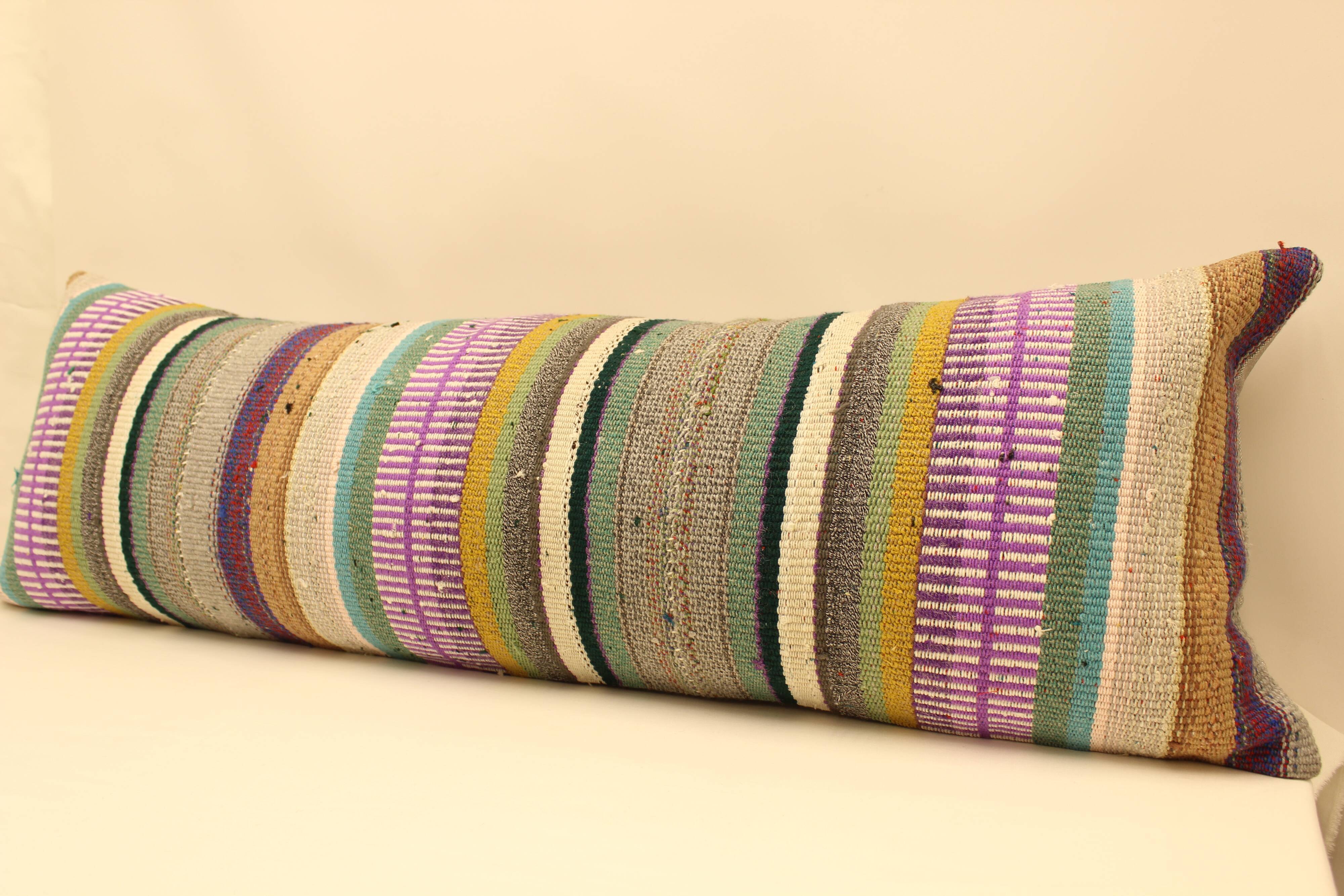 Coussin kilim turc, 40x120 cm