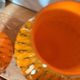 Duo vase & blown glass carafe in orange – 1960s/70s