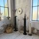 Set of 4 marble columns or pedestals.