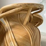Vivai del sud “flower” rattan coffee table