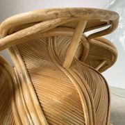 Vivai del sud “flower” rattan coffee table