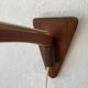 Teak wall lamp with natural ropes by Ib Fabiansen for Fog & Mørup, 1960s, Denmark.
