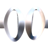 Pair of Wall Light by Eric Solè for Artemide, Mesmeri model, Italy