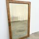 Miroir ancien porte d’armoire en orme