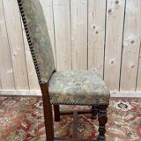 Série de 5 chaises de style Louis XIII