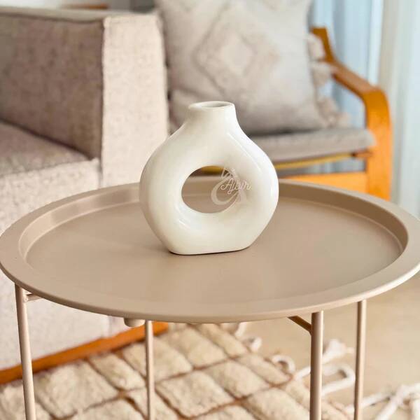 Matte white mini Tafoukt vase