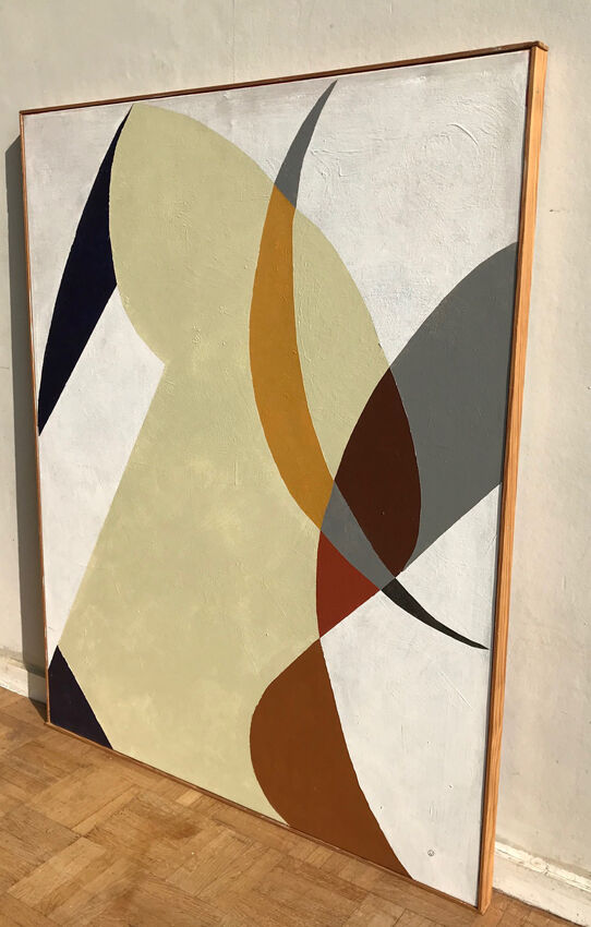 Abstract painting - oil on canvas - 93 x 74 cm