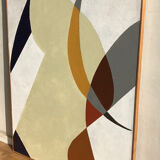 Abstract painting - oil on canvas - 93 x 74 cm