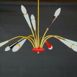 Lustre laiton coloré branche mid-century space age