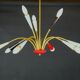 Lustre laiton coloré branche mid-century space age
