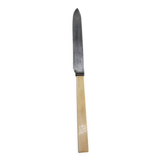 Service knife with ivory handle