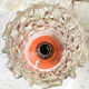Vintage bedside lamp 70s Graewe orange