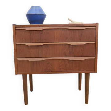Table de chevet danoise en teck, années 1960