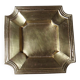Art Deco brass catchall or ashtray, geometric, 1930s-1940s