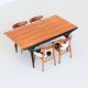 Alfred Hendrickx T4 dining table in beech Belform Belgium 1958
