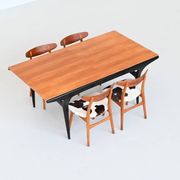Alfred Hendrickx T4 dining table in beech Belform Belgium 1958