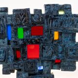 Auguste Harzic, Ceramic and glass sculpture, year 1968