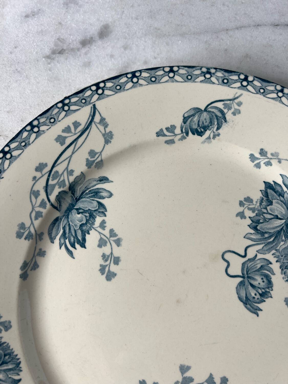 Royat Sarreguemines Terre de Fer flat plate