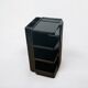 Neolt Superstile Trolley Tall 1970s Italian Design in Glossy Black