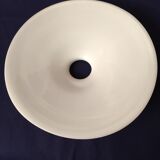 White opaline lampshade for suspension