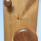 Solid pine coat rack design 80s-90s