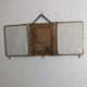 Triptych mirror SGDG vintage, 1920s