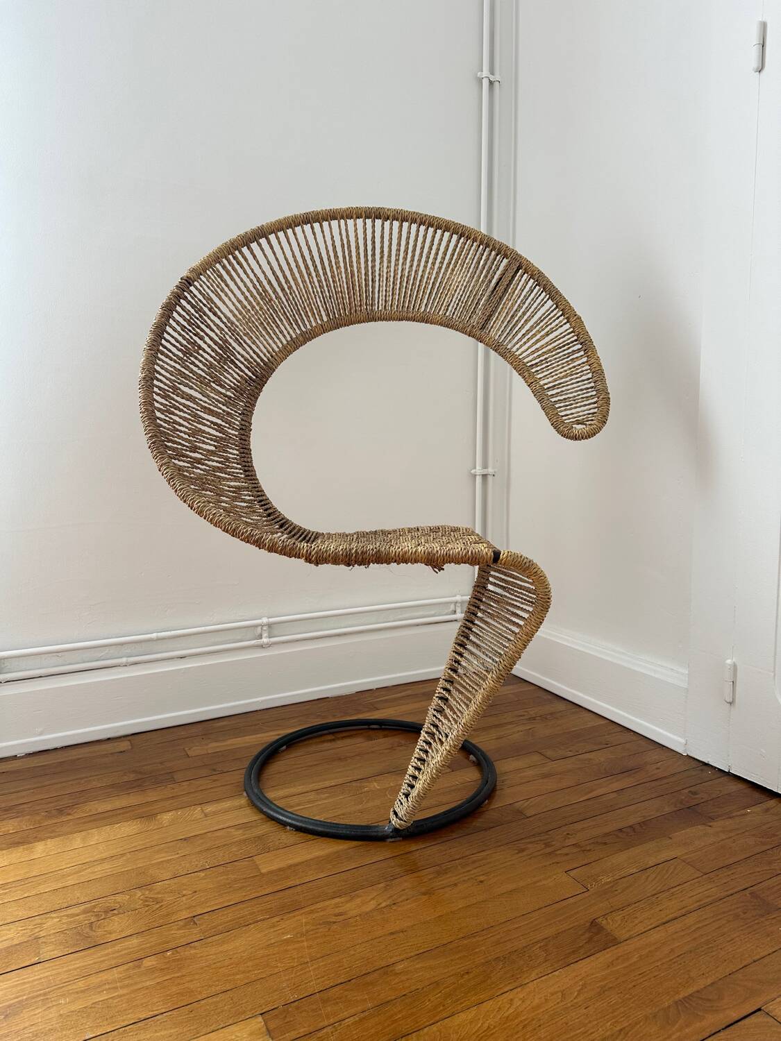 Question mark armchair by Tom Dixon, vintage 1980