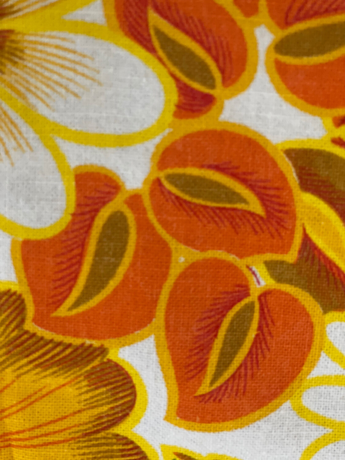 Nappe ronde vintage 1970
