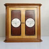 Wall cabinet with inlays, corner cabinet