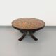 Vintage round coffee table from the 60s 70s by Raymond Corroyez in ceramic