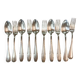 Set of 10 antique silver-plated cutlery