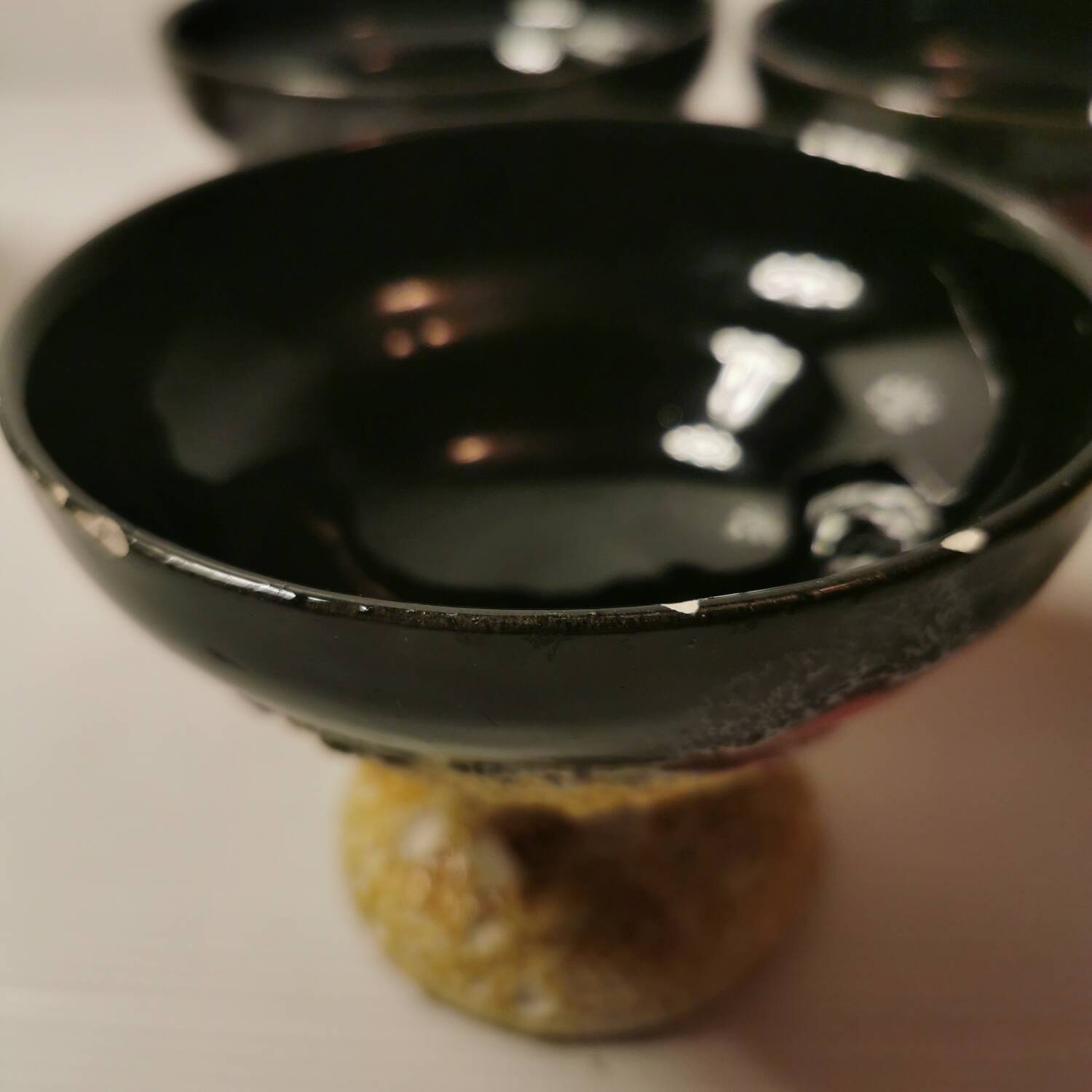 Fruit Salad, Punch or Sangria Service in Vallauris Fat Lava/Lave ceramic