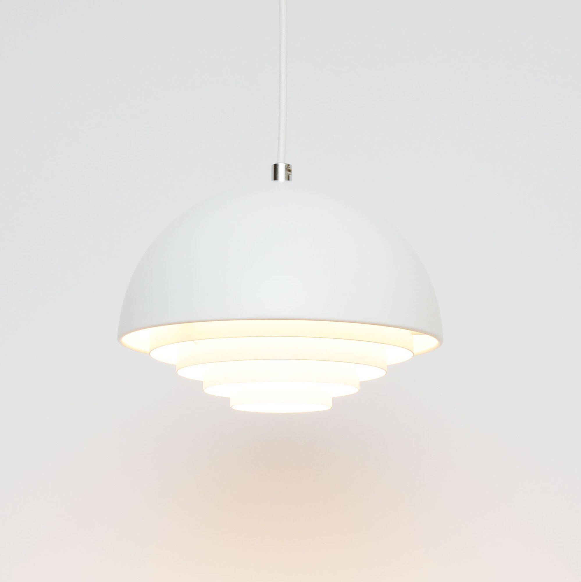 White Scandinavian lamp, 90s