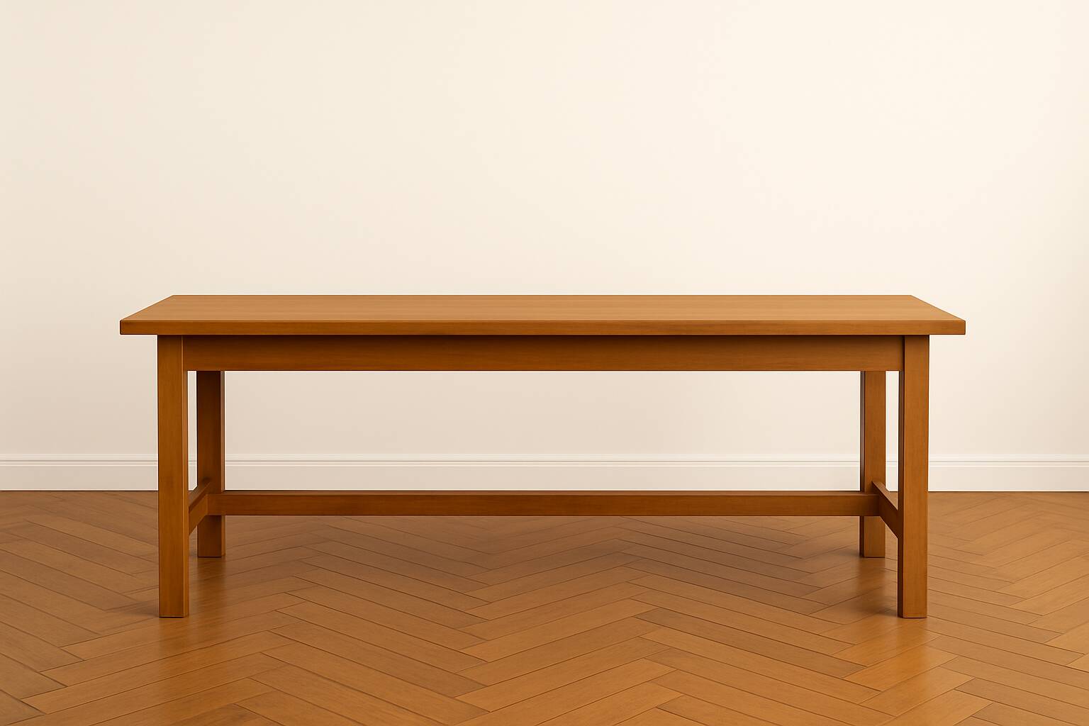 Large oak farmhouse table with drawers 230cm