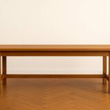 Large oak farmhouse table with drawers 230cm