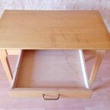 Vintage 1980s solid wood kitchen table or desk