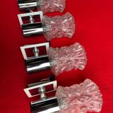 Set of 5 vintage 1970 targetti wall lights