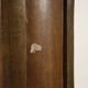 Old classical style column in painted terracotta, Italy, 19th century.