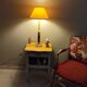 Vintage tall accent lamp