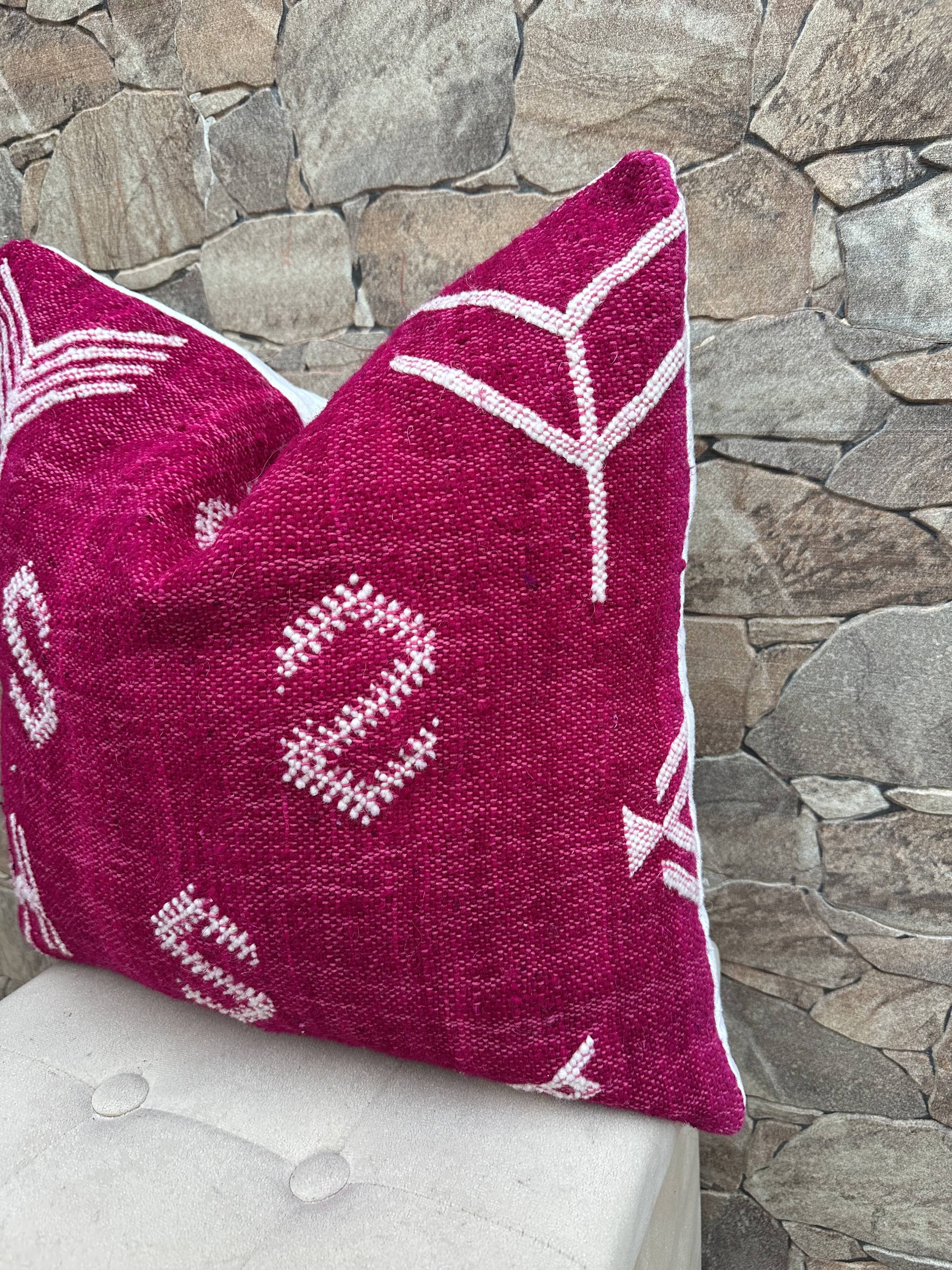 Coussin de sol marocain, coussins décoratifs, ottoman marocain vintage