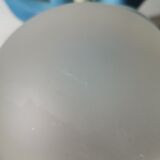 Blue ceramic hand lamp