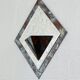 Vintage art deco beveled mirror