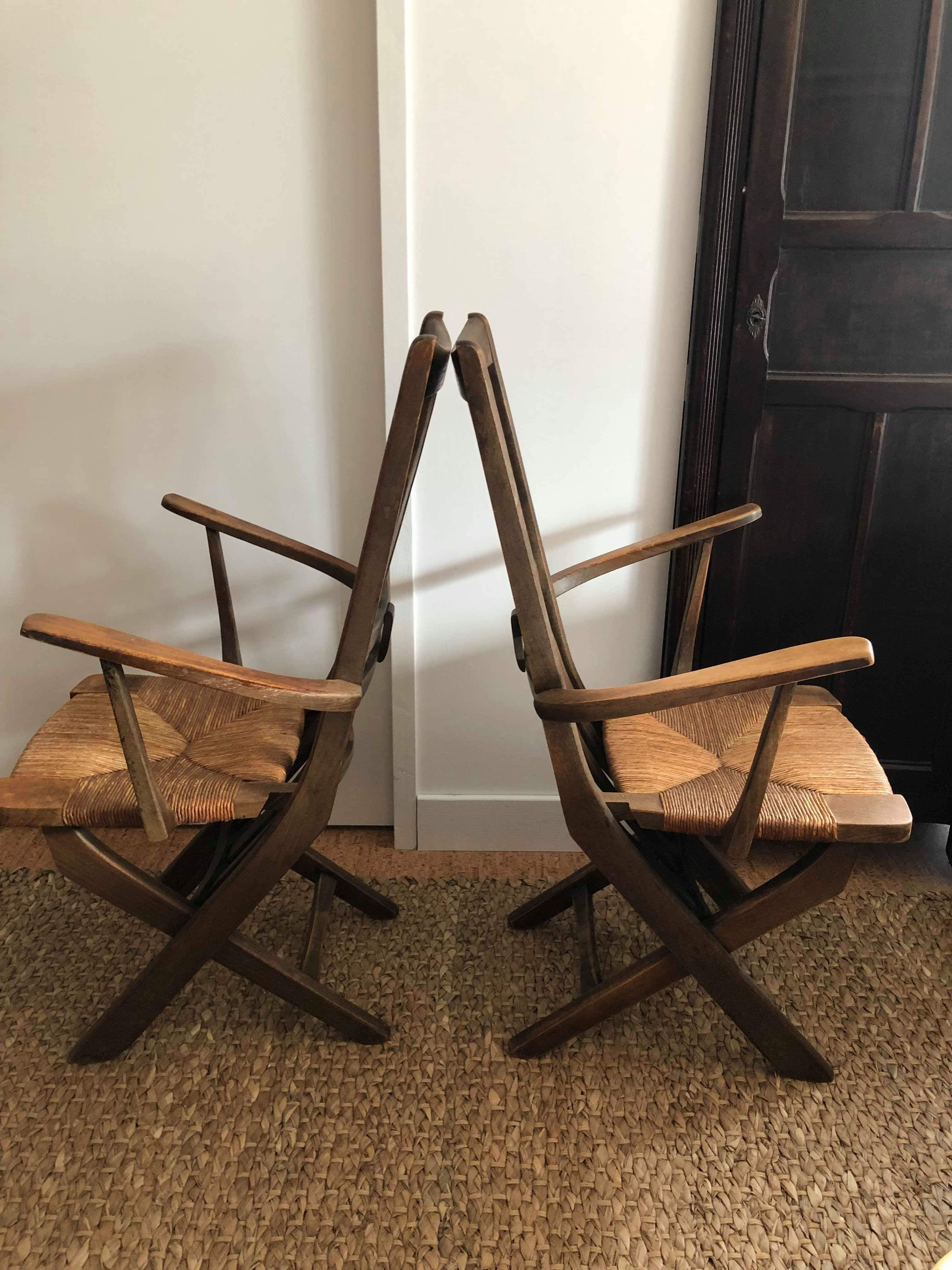 Pair of armchairs