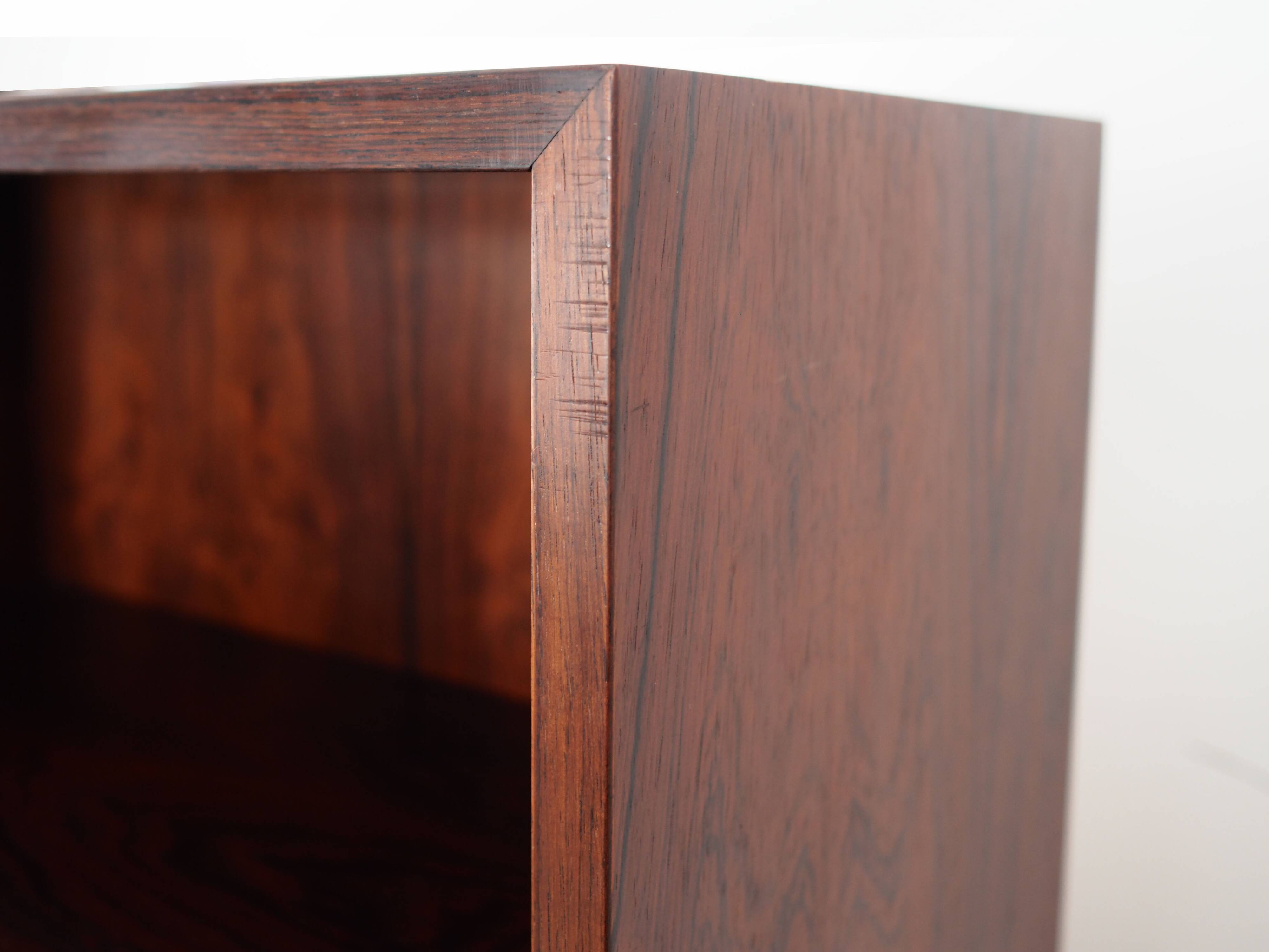 Rosewood bookcase, Danish design, 1970s, manufacture: Omann Jun