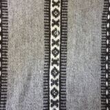 Tapis géométrique vintage tissé à la main fond gris234 X 151cm