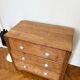 Art Deco chest of drawers in solid oak