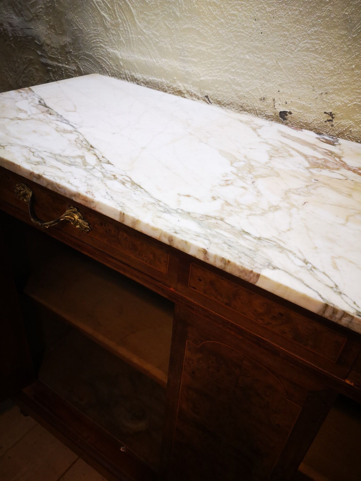 Elm magnifying glass buffet 1950